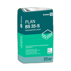 PLAN BS 35 S Самовыравнивающийся наливной пол быстротвердеющий strasser, мешок 25 кг
