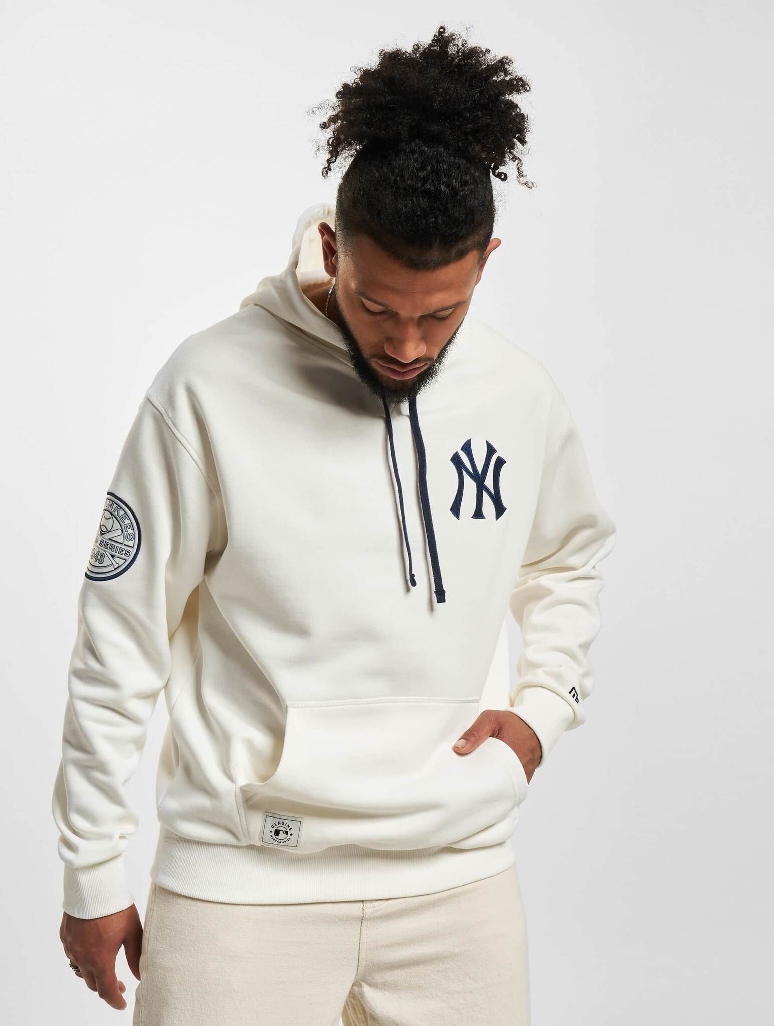 New Era ○ Мужская толстовка с капюшоном MLB New York Yankees Cooperstown  Heritage Oversized (100% оригинал) с доставкой из Германии