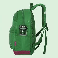 Городской молодежный ортопедический рюкзак Across Зеленый боковые карманы