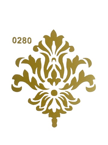 Стикер 0280 античное золото ( 6,2*7,2см )