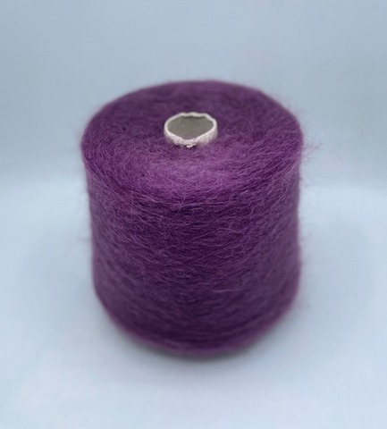 Filclass (пр.Италия), art.Kalimba,920м/100гр, 67%Суперкид мохер, 3% Шерсть, 30% Полиамид, цвет-Слива, арт-28175