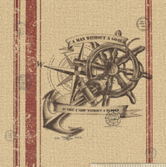 Ткань купон Del mare 0556.01, 50х50 см