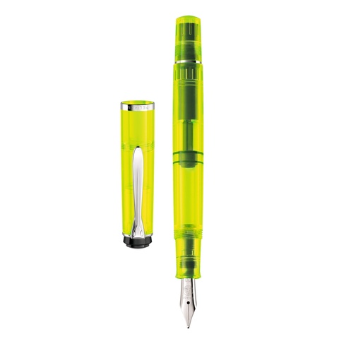 Ручка перьевая Pelikan Elegance Classic M205 Duo Highlighter Neon, Yellow BB (819886)