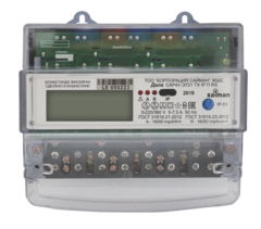 Счетчик ДАЛА CAP4У Э721 ТХ IР П RS на дин-рейке с интерфейсомRS-485 I=5(7,5)A,U=3x220/380 B LE