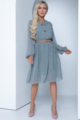 Платье В тренде (шифон, бирюза) Diolche