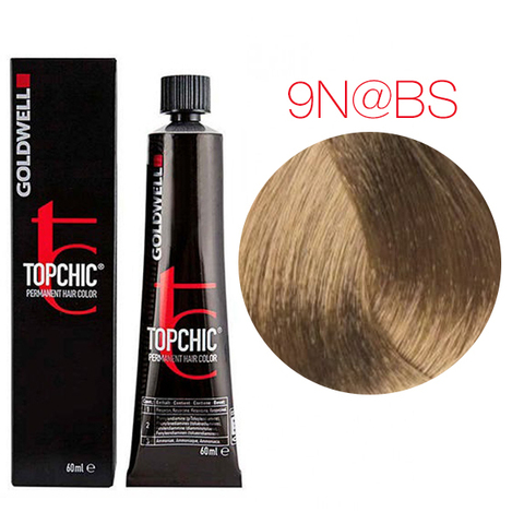 Goldwell Topchic 9N@BS (очень светлый блонд с бежево-серебристым сиянием) - Стойкая крем-краска