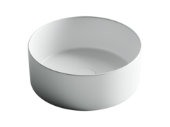 Умывальник чаша накладная круглая (Белый Матовый) Element 358*358*137мм Ceramica Nova CN6032MW фото
