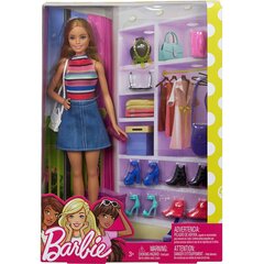 Кукла Барби Barbie  и коллекция обуви, 10 аксессуаров