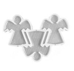 Силиконовая форма для леденцов "Ангелочки"