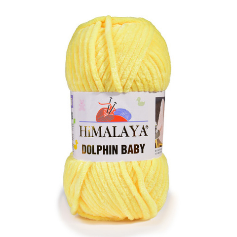 Пряжа Himalaya Dolphin Baby арт. 80302 лимонный