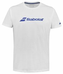 Детская теннисная футболка Babolat Exercise Tee Boy - white/white