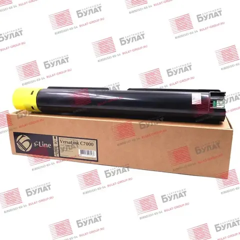 Тонер-картридж БУЛАТ s-Line 106R03766 для Xerox VersaLink C7000 (Жёлтый, 10100 стр.)