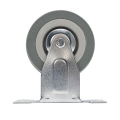 71-0-076 Колесо неповоротное платформенное крепление, d-75мм (РемоКолор)