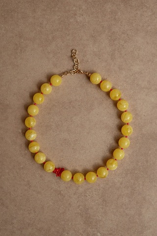 Колье Amber Yellow