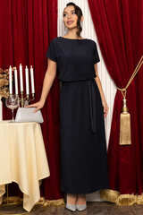 Платье Мэри (темно-синее) П14674-12М LT Collection