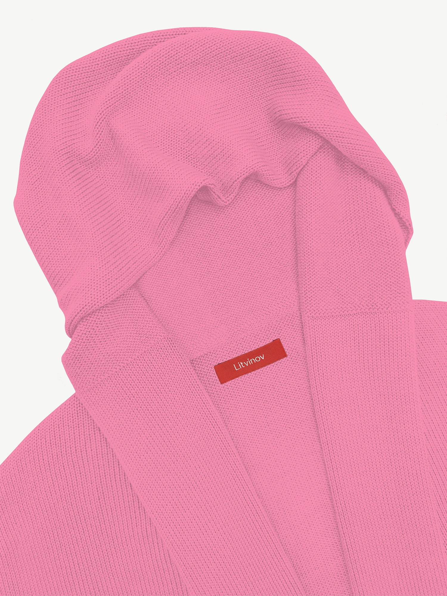 Кардиган с капюшоном из экохлопка