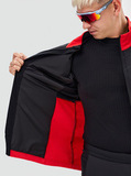 Премиальный костюм для лыж и зимнего бега Nordski Hybrid Pro 2.0 Red/Black мужской