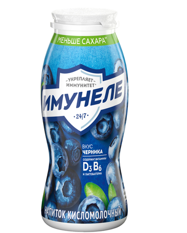 Напиток Имунеле 1,2% черника 100г, шт