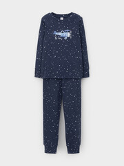 пижама  для мальчика  К 1621/синий космос,свет звезд