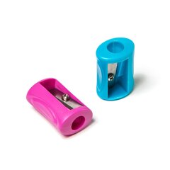 
          Точилка пластиковая Alingar, 1 отверстие, фигурная, цвет ассорти, пластиковая банка