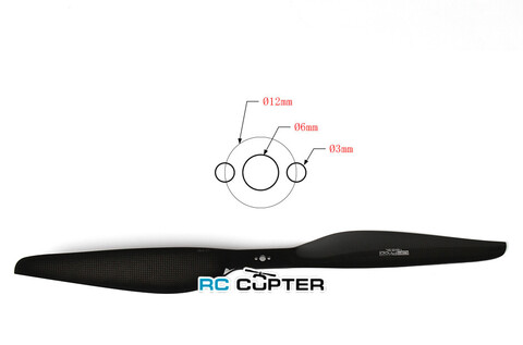 Пропеллер карбоновый цельный G 24x7.8 T-Motor (пара)