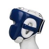 Шлем боксерский Leaders LS Mex Velcro Blue/White