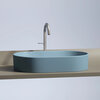 Ceramica Nova Element CN6048ML Умывальник чаша накладная овальная, 60.8x38.5, цвет: голубой матовый