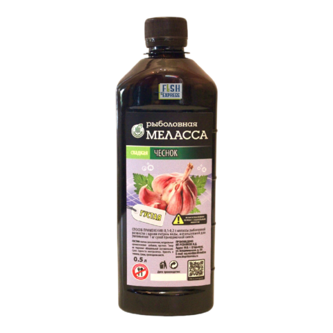 Меласса Bio густая, Чеснок 0,5 л упаковка 6шт  (продажа от 1 шт)