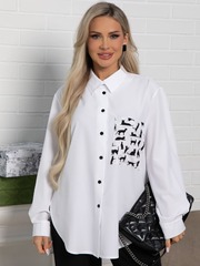 Рубашка Паола (белая) Б15480-8М LT Collection