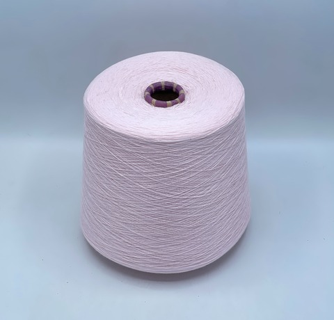 Бобинная пряжа,Cotton combed, 2540м. 100%Хлопок, Светло-розовый(641), 39301