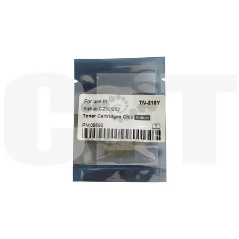 Чип картриджа для KONICA MINOLTA Bizhub C250/C252 (CET) Yellow, (WW), 12000 стр., CET5692
