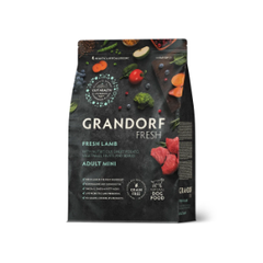 Сухой корм GRANDORF FRESH DOG Lamb MINI, ягненок с бататом для взрослых собак мелких пород, чувствительное пищеварение или склонность к аллергии 3кг