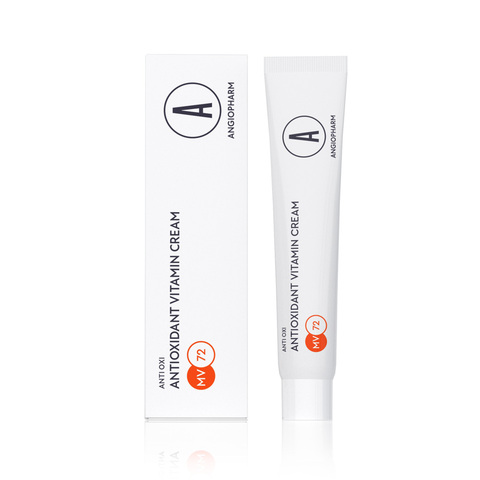 ANGIOPHARM АНТИОКСИДАНТНЫЙ КРЕМ С ВИТАМИНАМИ А, Е, С , 7 мл | ANTIOXIDANT VITAMIN CREAM