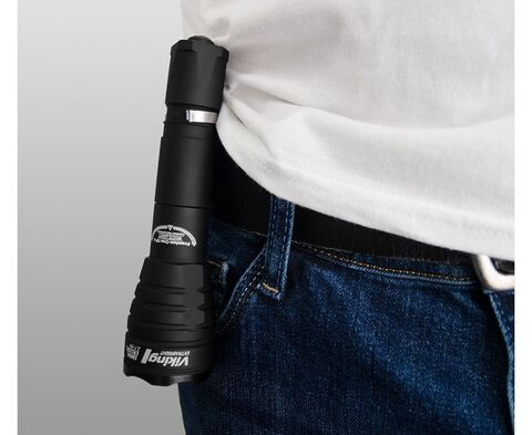 Фонарь ручной Armytek Viking XP-L черный/белый лам.:светодиод. CR123x2 (F01801BC)