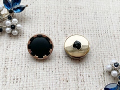 Пуговицы костюмные, d 3 см, чёрный