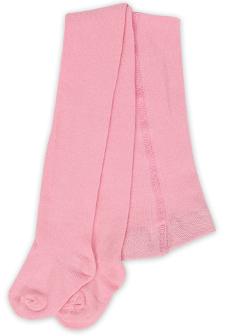 Розовые гладкие колготки RuSocks для девочки