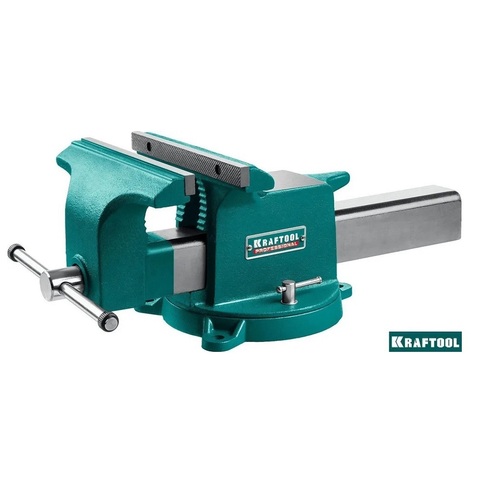 KRAFTOOL STEEL, 250 мм, стальные слесарные тиски (32701-250)