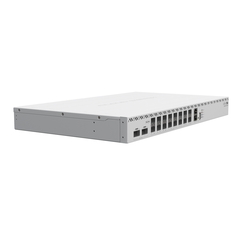 MikroTik Cloud Router Switch 518-16XS-2XQ, 2x 100 Gigabit QSFP28 ports and 16x 25 Gigabit SFP28 ports,4 fans, 2 PSU