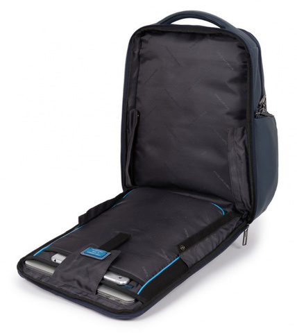 Рюкзак мужской Piquadro Acron, синий, кожа натуральная (CA5104AO/BLU)