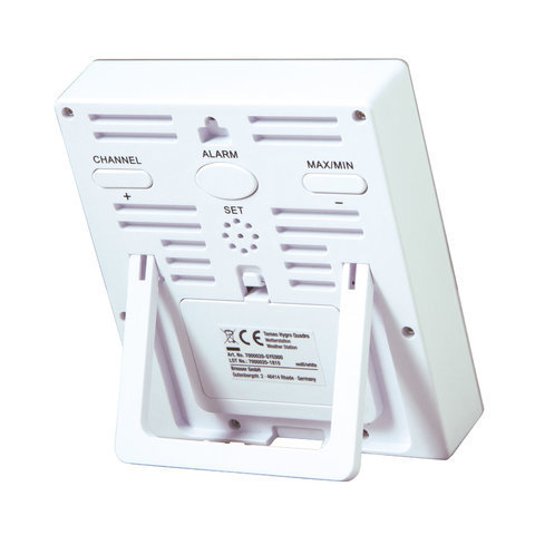 Метеостанция BRESSER Temeo Hygro Quadro, 3 термодатчика, гигрометр, белый, 73258
