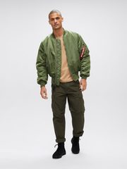 Бомбер Alpha Industries MA-1 Blood Chit Sage Green (Зеленый)