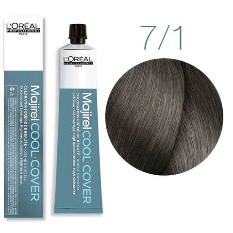 L'Oreal Professionnel Majirel Cool Cover 7.1 (Блондин пепельный) - Краска для волос
