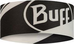 Широкая спортивная повязка на голову Buff Coolnet UV+ Wide Arthy Graphite