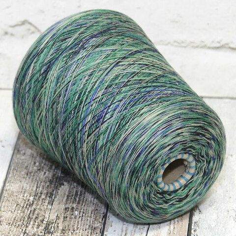 Меринос Missoni 2/60 сине-зеленый, секционный
