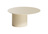 Столик Type D 80 см со смещенным основанием D 39 см (молочный)