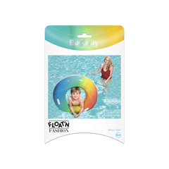 Надувной круг для плавания Rainbow 91 см, Bestway 36126