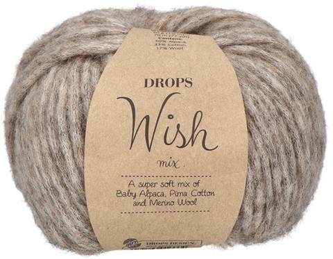 Пряжа Drops Wish 08 тауп