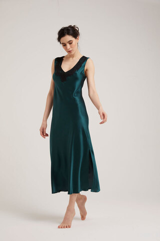 Сорочка Vivis Leona pine-black темно-зеленая