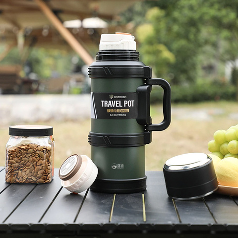 Картинка термос Skully KD9065-2.5 Black - 11