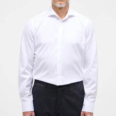 Сорочка мужская Eterna Slim Fit 8817-F182-00 из твила белая